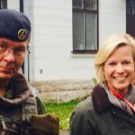 Från försvarsövningen Aurora 2017. T h Anna Wieslander.