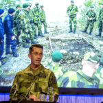 ÖB, general Micael Bydén informerade om läget i Försvarsmakten. Foto: Ulf Palm.